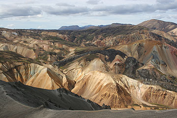 Landmannalaugar im Hochland im Süden von Island