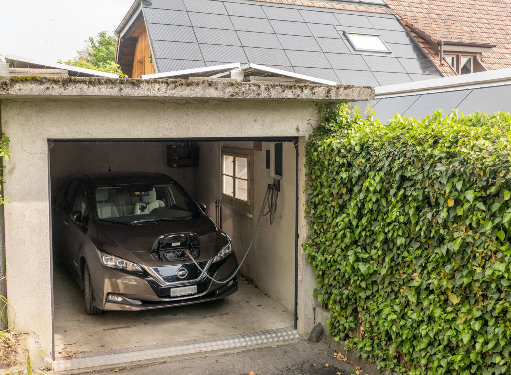 Dieser Nissan Leaf könnte zwar bidirektional laden. In diesem Fall war dem Besitzer das allerdings zu teuer. 