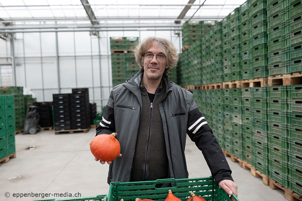 René Sgier ist Betriebsleiter bei Imhof Bioprodukte in Schwerzenbach.