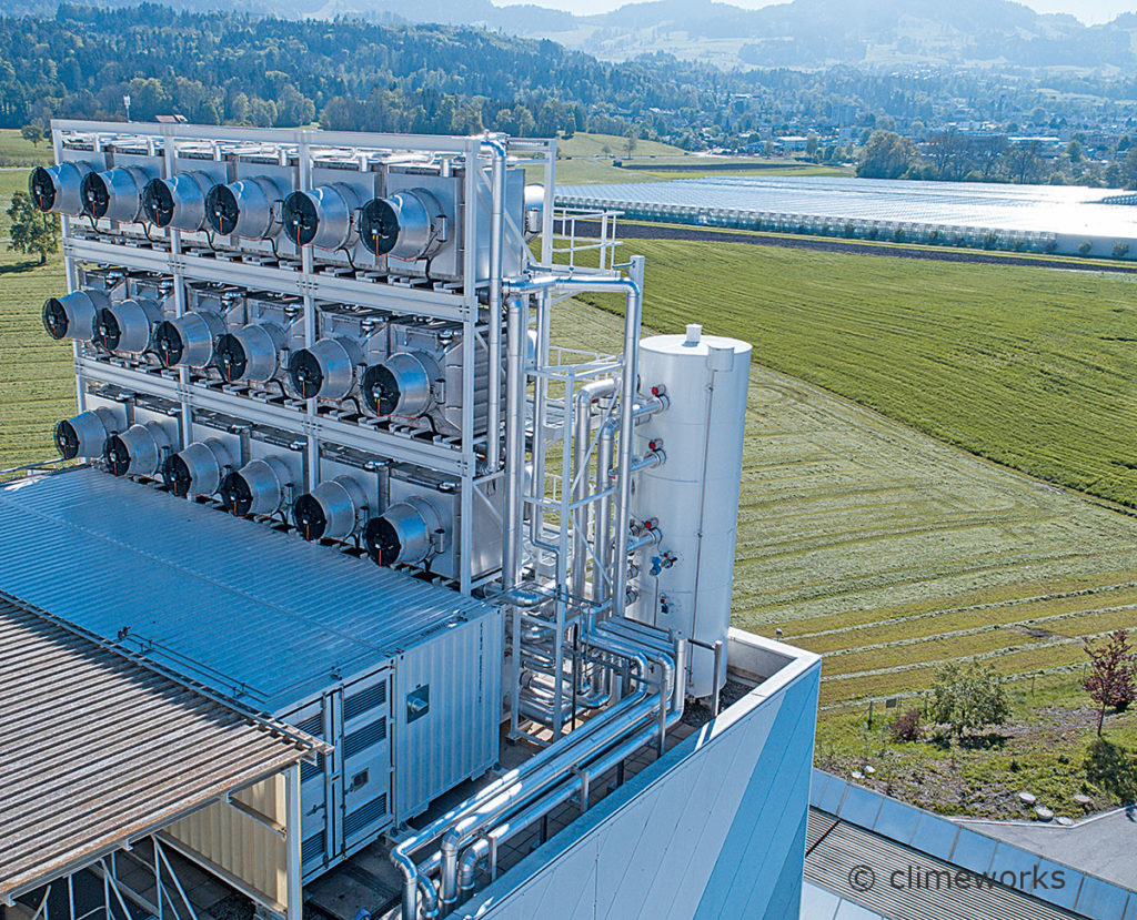 Anlage von Climeworks in Hinwil